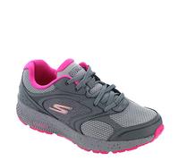 Skechers Women's Go Run Consistent-Vivid Horizon Sneaker, Gray, 3.5 UK