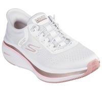Skechers Women's Slip-On Sneaker Go Run Elevate 2.0 Banyan White Textile/Pink Trim UK 3