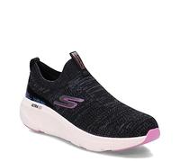 Skechers Women's Go Run Elevate-Indigo Sneaker, Black-Pink, 5 UK
