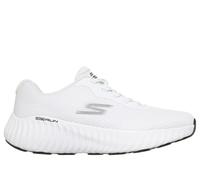 Skechers Women's GO RUN Now - Calumet Sneaker in White/Black, Size 5 | Textile/Synthetic, Vegan, Machine Washable