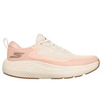 Skechers Women's GO RUN Supersonic Max Sneaker in Off White/Pink, Size 3 | Textile/Synthetic, Vegan, Machine Washable