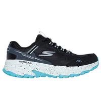 Skechers Women's GO RUN Trail Altitude 2.0 - Ravine Shoes in Black/Aqua, Size 7 | Leather/Synthetic/Textile, Vegan