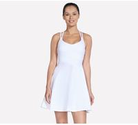 Skechers Women's GO SCULPT Performance Dress Top in White, Size 3XL | Polyester/Spandex