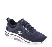 Skechers Women's Go Walk Arch Fit 2.0 Balin Sneaker, Navy/Lavender, 7.5