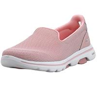 Skechers Women's GO Walk 5-15901 Sneaker, Light Pink, 9 M US