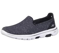 Skechers Women's Go Walk 5-Honor Sneaker, Black/White, 3 UK