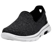 Skechers Women's Go Walk 5 - Honor Sneaker, Black White, 6.5 UK