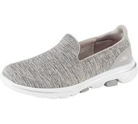 Skechers Women's Go Walk 5 - Honor Trainers, Grey Gray Textile Trim Gry, 4.5 UK
