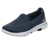 Skechers Women's Go Walk 5 Sneaker Navy/White 9.5 Wide