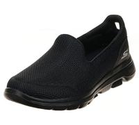 Skechers Women's Go Walk 5 Trainers, Black Textile/Trim, 8 UK