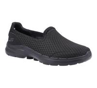 Skechers Womens Go Walk 6 124508-Bbk Black Slip on Shoes UK 4