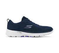 Skechers Womens Go Walk 6 Navy Lavender Walking Shoes