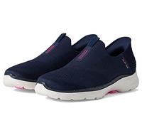 Skechers Women's Go Walk 6 Sneaker – Navy – UK 8 Wide