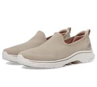Skechers Women's GO Walk 7 Ivy, Taupe Textile/Trim, 3.5 UK
