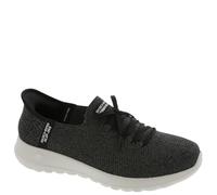 Skechers Women's Go Walk 7 Springtime Hands Free Slip-ins Shoes, Black/Black, 8 Wide