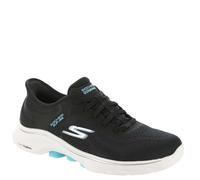 Skechers Women's GO Walk 7 Valin Sneaker, Black, 5 UK