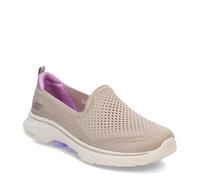 Skechers Women's GO Walk 7 Vina Sneaker, Taupe, 6.5 UK