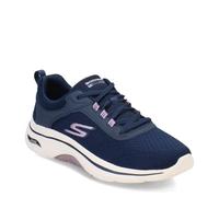 Skechers Women's Go Walk Arch Fit 2.0 Balin Sneaker, Navy/Lavender, 3.5 UK