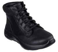 Skechers Women's Go Walk Arch Fit 2.0 Boot Ankle, Black/Black, 6.5