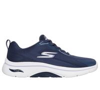 Skechers Women's GO WALK Arch Fit 2.0 - Cassy Sneaker in Navy Blue/Lavender, Size 5 | Textile/Synthetic, Vegan, Machine Washable