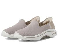 Skechers Women's Go Walk Arch Fit 2.0 Delara Hands Free Slip-ins Sneaker, Taupe, 4.5 UK