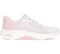 Skechers Women's Go Walk Arch Fit 2.0 Meredith Sneaker, Natural Textile/Light Pink Trim, 5.5 UK