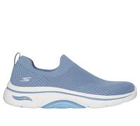 Skechers Women's GO WALK Arch Fit 2.0 - Paityn Slip-On Shoes in Blue, Size 5 | Textile/Synthetic, Vegan, Machine Washable