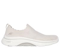 Skechers Women's GO WALK Arch Fit 2.0 - Rosa Linda Slip-On Shoes in Natural, Size 5 | Textile/Synthetic, Vegan, Machine Washable