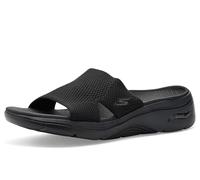 Skechers Women's Go Walk Arch Fit 2.0 Sandal Dakota Clogs and Mules, Black Textile, 6 UK