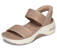 Skechers Women's Go Walk Arch Fit 2.0 Sandal Slip-in Trainers, Tan, 8 UK