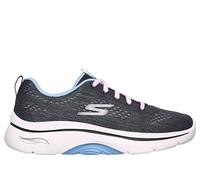 Skechers Women's GO Walk Arch FIT 2.0 Vivid Sunset Sneaker, Black, 6.5 UK