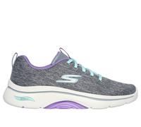Skechers Go Walk Arch Fit 2.0 - Vivid Sunset, Gray/Lavender, 3.5 UK