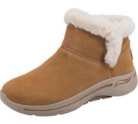 Skechers Women's GO Walk Arch FIT Ankle Boot, Chestnut Suede , 3 UK medium