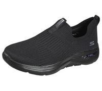 Skechers Women's Go Walk Arch Fit Iconic Sneaker, Black, 2.5 UK | Walking Shoes
