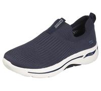 Skechers Women's Go Walk Arch Fit Iconic Sneaker, Navy Textile Trim, 6.5 UK