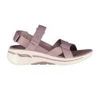 Skechers Women's GO WALK Arch Fit Sandal - Attract - Lavender Textile - UK 8