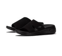 Skechers Women's Go Walk Arch Fit Sandal Joyful Sandals, Black Textile, 4 UK