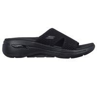 Skechers Women's GO WALK Arch Fit Sandal - Joyful Sandals in Black, Size 5 | Textile, Machine Washable