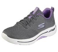 Skechers Women's GO Walk Arch FIT-Unify Sneaker, Gray/Lavender, 8 Wide