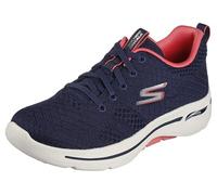 Skechers Women's Sneaker Go Walk Arch Fit Unify Multicolour Blue/Navy Coral UK 4.5
