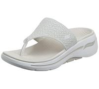 Skechers Women's GO Walk Arch FIT Weekender Sandal, Natural Textile, 6 UK