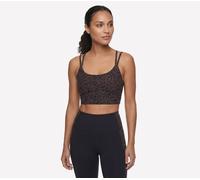 Skechers Women's GO WALK Cheetah Bra, Size Small | Nylon/Spandex