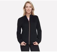 Skechers Womens Hoodless Hoodie Go Walk Jacket - Black - S