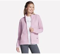 Skechers Women's The Hoodless Hoodie Gowalk Everywhere Jacket, Dawn Pink, L