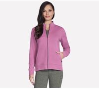Skechers Women's GO WALK Everywhere Jacket in Rose, Size Small | Polyester