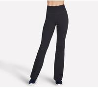 Skechers Women's GO WALK Evolution II Flare Pant in Black, Size 2XL | Nylon/Spandex