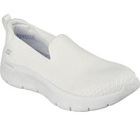 Skechers Women's Go Walk Flex Bright Summer Sneaker, White Textile/Trim, 8 UK