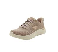 Skechers Women's Go Walk Flex Carla Slip-On Sneakers, Taupe Textile/Trim, 7 UK