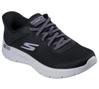 Skechers Women's Go Walk Flex Carla Sneaker, Black Textile/Trim, 5 UK