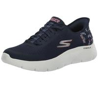 Skechers Women's Go Walk Flex Eva Hands Free Slip-ins Trainers, Navy Pink, 4 UK